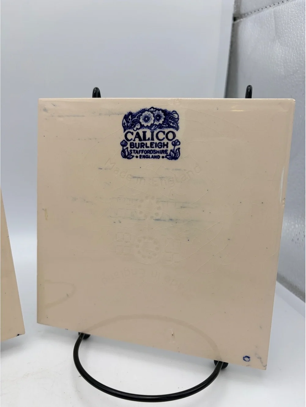Two vintage 6x6” trivets. 1968
